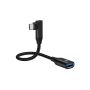 Conceptronic ABBY19B USB 3.2 Gen 2 90° angled to USB-A OTG Adapter  -