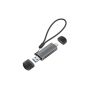 Conceptronic BIAN05G 2-in-1 USB 3.0 Dual Plug Card Reader, SD MicroSD 3.0, UHS-I  -