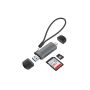 Conceptronic BIAN05G 2-in-1 USB 3.0 Dual Plug Card Reader, SD MicroSD 3.0, UHS-I  -