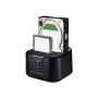 Conceptronic DONN12B Dual Bay 2.5'' 3.5'' SATA Hard Drive Dock USB 3.0, 32TB  -
