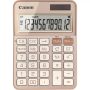 Canon Calculadora KS-125KB-RG - Display LCD com doze dígitos e capacidade de cálculo de taxas - Rosa dourado  - 6818C001