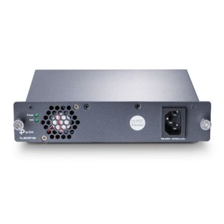 TP-Link 100-240V Redundant Power Supply, 100-240V～50 60Hz 3A AC input, 9.5VDC 9.5A output, Works with TL-MC1400   - MCRP100