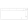 HP HyperX Top Plates Alloy Rise 75 WHT  - 85U14AA