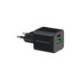 Conceptronic ALTHEA15B 2-Port 20W GaN USB PD Charger, USB-C x 1, USB-A x 1, QC 3.0, PPS  -