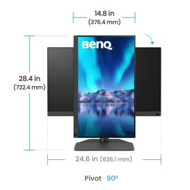 Benq SW242Q - Monitor 24'' 2K QHD 1610  - 9H.LLVLA.TBE