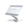 Conceptronic DONN27G Laptop Stand with 7-in-1 Docking Station, 360° Rotating Base, Foldable, Adjustable Height  -