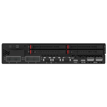 Lenovo SE350 V2, D-2733NT (8C 2.1GHz 15MB Cache 80W), 32GB (1x32GB), SW RD, 2x300W, XCC Platinum, Desktop Mode - 7DA9A00NEA