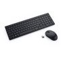 Dell Silent Keyboard and Mouse KM555 - Conjunto de teclado e rato - sem fios - 2.4 GHz, Bluetooth 5.1 - QWERTY