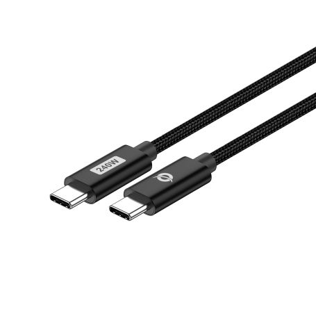 Conceptronic ETTA03B12 USB C-C PD 3.1 240W Fast Charging Cable 1.2M, 48V 5A, 480Mbps, E-Mark  -