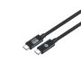 Conceptronic ETTA04B20 USB 4.0 Gen 3 C-C PD 3.1 240W Cable 2M, 48V 5A, 40Gbps, E-Mark  -