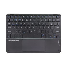 Conceptronic TOBIN01BPT 10-inch Bluetooth Keyboard with Touchpad, QWERTY Portuguese  -