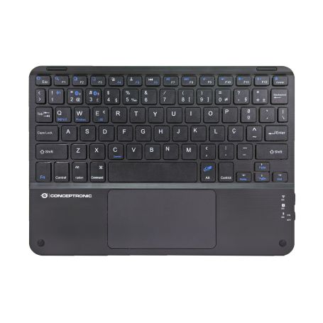 Conceptronic TOBIN01BPT 10-inch Bluetooth Keyboard with Touchpad, QWERTY Portuguese  -