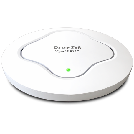Access Point Draytek Vigor AP912C, 802.11ac Wave2 MU-MIMO, 1 porta Gigabit (alimentação por PoE) (DT-VAP912C)