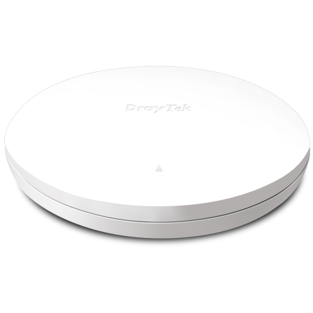 Draytek Access Point VigorAP 962C, 802.11ax Wi-Fi 6 Wave2 MU-MIMO Dual Band 2.4/5Ghz (600 / 2400 Mbps) para montagem em tecto, tecnologia Mesh. 1 porta 2.5 Gigabit-Ethernet