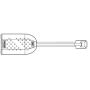 Microfiltro Draytek AnnexA - Simples (DT-LF-AFN801)