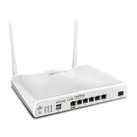 Router Draytek ADSL 2/2+, com modem ADSL incorporado para linha Analógica, 2ª porta Gigabit-WAN (DT-V2865 ax A)