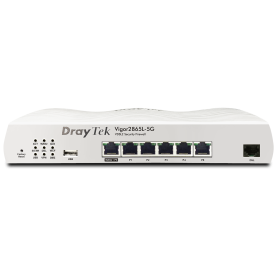 Draytek Router 5G/LTE Cat.19 com slot para 2 cartões nano-SIM incorporado desbloqueado para qualquer rede , com modem ADSL 2/2+