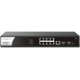 Switch Draytek Gigabit PoE+ VigorSwitch P2100 - Gestão Layer 2+ - 8 Portas Giga PoE+ RJ-45 + 2 portas Giga SFP (DT-VSP2100)