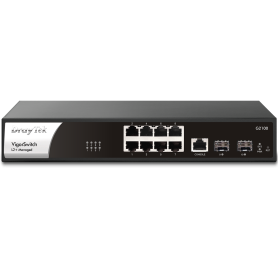 Switch Draytek Gigabit  VigorSwitch G2100 - Gestão Layer 2+ - 8 Portas Giga RJ-45 + 2 portas Giga SFP (DT-VSG2100)