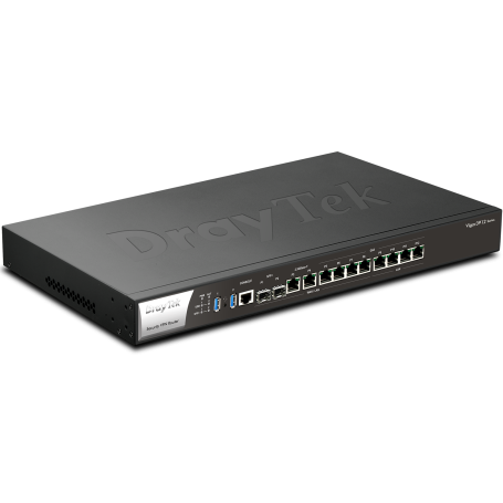 Multi-WAN Security Appliance Router com 8 portas Gigabit-WAN/LAN  (2x 1G/10G SFP+, 2x 1G/2.5G) compatível com ligação Cabo, ADSL ou Fibra, 4 portas Gigabit-LAN