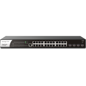 Switch Gigabit VigorSwitch P2282x - Gestão Layer 2+  com 4 Portas 10G SFP+). Inclui Rack Mount Bracket.