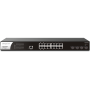 Switch Gigabit VigorSwitch PQ2200xb - Gestão Layer 2+ - 16 Portas Giga 2.5GbE RJ-45 PoE+ com 400W total e 4 Portas 10G SFP+