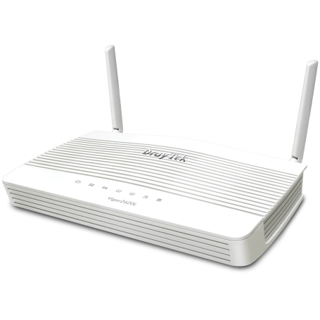 Router 4G/LTE Cat.4 (150/50Mbps) com 2 slots para cartão SIM incorporado (2 Antenas LTE destacáveis), com modem ADSL 2/2+
