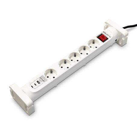 Régua de Tomadas Salicru SPS SAFE 5S+ -  5 Tomadas - 680DA000003