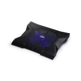 Cooler Master Notepal XL, Silent 230mm blue led fan, ergonomic, Supports up to 17'' laptops - R9-NBC-NXLK-GP