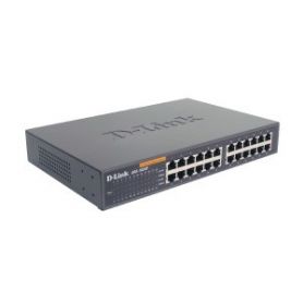 24-Port 10/100Mbps Fast Ethernet Unmanaged Switch Desktop/Rackmount (D-Link Assist - Categoria C) - DES-1024D