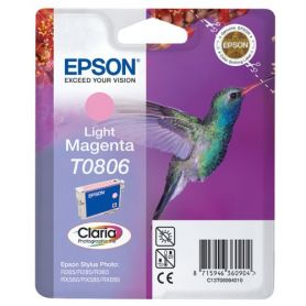 Epson Tinteiro Magenta Claro T0806 Tinta Claria Photographic (c/alarme RF+AM) - C13T08064021