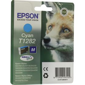 Epson Tinteiro Cyan T1282 Tinta DURABrite Ultra (c/alarme RF+AM) - C13T12824022