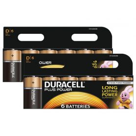 Battery General Alkaline - Duracell Plus D Size 12 Pack BUN0034A