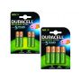 Battery General NiMH - Duracell Rechargeable AA/AAA 4 Packs BUN0044A