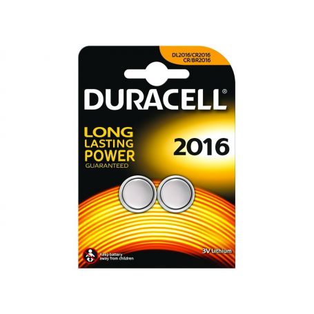 Battery General Lithium - Duracell 3V Battery (2 Pack) DL2016B2