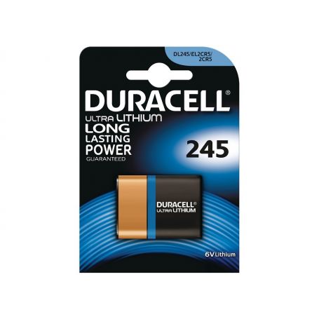 Battery Camera  Lithium - Duracell Ultra M3 Lithium Battery 1 Pack DL245