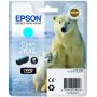 Epson Tinteiro Cyan Série 26XL Urso Polar Tinta Claria Premium (c/alarme RF+AM) - C13T26324022