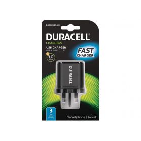 Power Charger UK - Duracell Type-C & Type-A Mains Charger DRACUSB6-UK