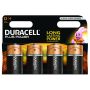 Battery General  Alkaline - Duracell Plus D Size 4 Pack MN1300B4
