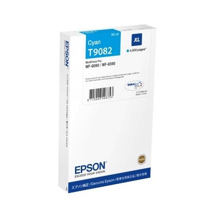 Epson Tinteiro XL Cyan 4000p para WF-6xxx - C13T908240