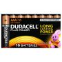 Battery General Alkaline - Duracell Plus AAA 16 Pack MN2400B16