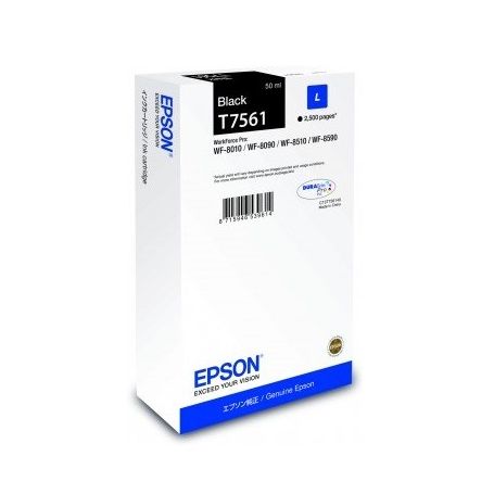 Epson Tinteiro Preto L 2500p WF-8xxx - C13T756140