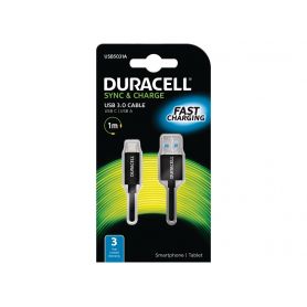 CABO USB TYPE-C  USB 3.0 1m DURACELL USB5031A