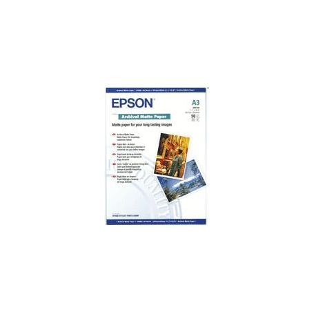 Epson Papel Mate de Arquivo A3 (50 Folhas) - C13S041344