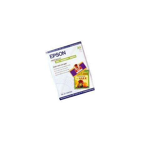 Epson Papel Autocolante de Qualidade Fotográfica A4 (10 Folhas) - C13S041106
