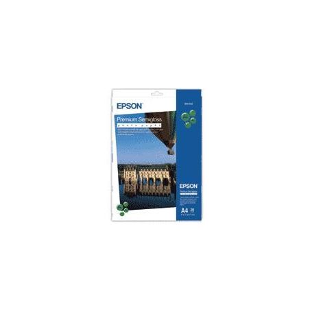 Epson Papel Fotográfico Semi-Brilhante Premium A4 (20 folhas) - C13S041332