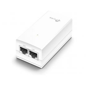 TP-LINK 24V Passive PoE Adapter, Gb Port, Data and Power Carried over The Same Cable Up to 100 Meters - TL-POE2412G