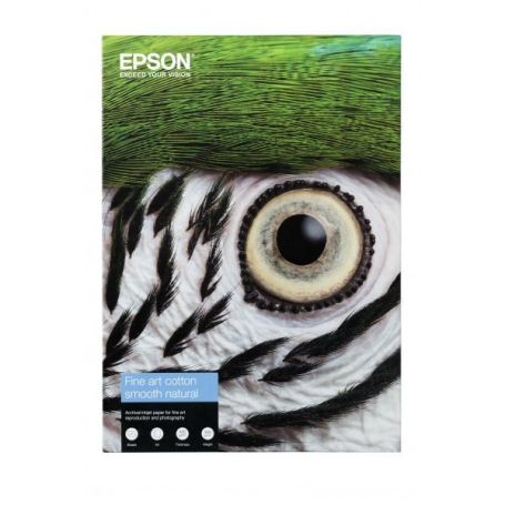 Epson Fine Art Cotton Smooth Natural A3+ 25 Sheets - C13S450268