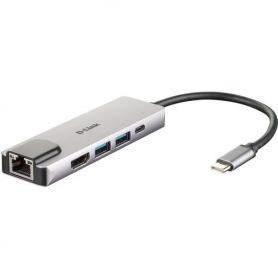 CONTROLADOR USB-C 5 EM 1 C/HDMI D-LINK DUB-M520