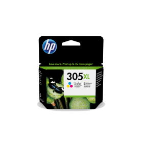 HP 305XL High Yield Tri-color Original Ink Cartridge - 3YM63AE